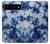 S3439 Fabric Indigo Tie Dye Case Cover Custodia per Google Pixel 6 Pro