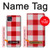 S3535 Red Gingham Case Cover Custodia per Motorola Moto G50 5G [for G50 5G only. NOT for G50]