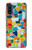S3391 Abstract Art Mosaic Tiles Graphic Case Cover Custodia per Motorola G Pure