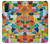 S3391 Abstract Art Mosaic Tiles Graphic Case Cover Custodia per Motorola G Pure