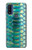S3414 Green Snake Scale Graphic Print Case Cover Custodia per Motorola G Pure
