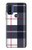 S3452 Plaid Fabric Pattern Case Cover Custodia per Motorola G Pure