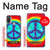 S1870 Tie Dye Peace Case Cover Custodia per Motorola Moto E20,E30,E40