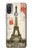 S2108 Eiffel Tower Paris Postcard Case Cover Custodia per Motorola Moto E20,E30,E40