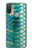 S3414 Green Snake Scale Graphic Print Case Cover Custodia per Motorola Moto E20,E30,E40