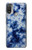 S3439 Fabric Indigo Tie Dye Case Cover Custodia per Motorola Moto E20,E30,E40