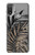 S3692 Gray Black Palm Leaves Case Cover Custodia per Motorola Moto E20,E30,E40