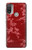S3817 Red Floral Cherry blossom Pattern Case Cover Custodia per Motorola Moto E20,E30,E40