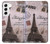 S2211 Paris Postcard Eiffel Tower Case Cover Custodia per Samsung Galaxy S22