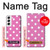 S2358 Pink Polka Dots Case Cover Custodia per Samsung Galaxy S22