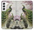 S2773 Peacock Chinese Brush Painting Case Cover Custodia per Samsung Galaxy S22