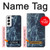 S2799 Light Blue Marble Stone Graphic Printed Case Cover Custodia per Samsung Galaxy S22