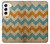 S3033 Vintage Wood Chevron Graphic Printed Case Cover Custodia per Samsung Galaxy S22