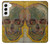 S3359 Vincent Van Gogh Skull Case Cover Custodia per Samsung Galaxy S22