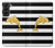 S2882 Black and White Striped Gold Dolphin Case Cover Custodia per Samsung Galaxy S22 Plus