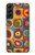 S3409 Squares Concentric Circles Case Cover Custodia per Samsung Galaxy S22 Plus