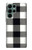 S2842 Black and White Buffalo Check Pattern Case Cover Custodia per Samsung Galaxy S22 Ultra