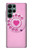 S2847 Pink Retro Rotary Phone Case Cover Custodia per Samsung Galaxy S22 Ultra