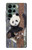 S3793 Cute Baby Panda Snow Painting Case Cover Custodia per Samsung Galaxy S22 Ultra