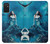 S0899 Mermaid Case Cover Custodia per Samsung Galaxy M52 5G