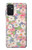 S3688 Floral Flower Art Pattern Case Cover Custodia per Samsung Galaxy M52 5G