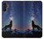 S3555 Wolf Howling Million Star Case Cover Custodia per Samsung Galaxy A13 5G