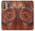 S0603 Wood Graphic Printed Case Cover Custodia per Motorola Moto G51 5G