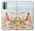 S1425 Seashells on The Beach Case Cover Custodia per Motorola Moto G51 5G