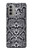 S2855 White Rattle Snake Skin Graphic Printed Case Cover Custodia per Motorola Moto G51 5G