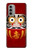 S3023 Japan Good Luck Daruma Doll Case Cover Custodia per Motorola Moto G51 5G