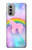 S3070 Rainbow Unicorn Pastel Sky Case Cover Custodia per Motorola Moto G51 5G