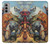 S3331 Peter Paul Rubens Tiger und Lowenjagd Case Cover Custodia per Motorola Moto G51 5G