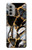 S3419 Gold Marble Graphic Print Case Cover Custodia per Motorola Moto G51 5G