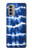 S3671 Blue Tie Dye Case Cover Custodia per Motorola Moto G51 5G