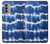 S3671 Blue Tie Dye Case Cover Custodia per Motorola Moto G51 5G