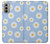 S3681 Daisy Flowers Pattern Case Cover Custodia per Motorola Moto G51 5G