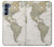 S0604 World Map Case Cover Custodia per Motorola Edge S30