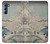 S3350 Utagawa Hiroshige Drum Bridge Yuhi Hill in Meguro Case Cover Custodia per Motorola Edge S30