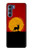 S3513 Deer Sunset Case Cover Custodia per Motorola Edge S30