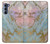 S3717 Rose Gold Blue Pastel Marble Graphic Printed Case Cover Custodia per Motorola Edge S30