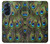 S1965 Peacock Feather Case Cover Custodia per Motorola Edge X30