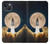 S3859 Bitcoin to the Moon Case Cover Custodia per iPhone 13 mini