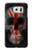 S3848 United Kingdom Flag Skull Case Cover Custodia per Samsung Galaxy S7 Edge