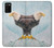 S3843 Bald Eagle On Ice Case Cover Custodia per Samsung Galaxy A02s, Galaxy M02s  (NOT FIT with Galaxy A02s Verizon SM-A025V)