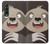 S3855 Sloth Face Cartoon Case Cover Custodia per Samsung Galaxy Z Fold 3 5G