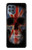 S3848 United Kingdom Flag Skull Case Cover Custodia per Motorola Moto G100