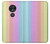 S3849 Colorful Vertical Colors Case Cover Custodia per Motorola Moto G7 Power