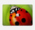 S0892 Ladybug Case Cover Custodia per MacBook Pro 16 M1,M2 (2021,2023) - A2485, A2780