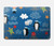 S2572 Marine Penguin Pattern Case Cover Custodia per MacBook Pro 16 M1,M2,M3,M4 (2021,2024) - A3403, A3186, A2991, A2780, A2485
