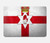 S2972 Northern Ireland Football Case Cover Custodia per MacBook Pro 16 M1,M2,M3,M4 (2021,2024) - A3403, A3186, A2991, A2780, A2485